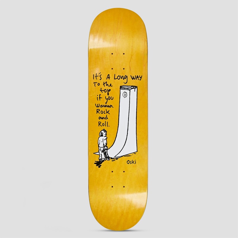 Polar 8.5 Oskar Rozenberg Rock & Roll  Skateboard Deck