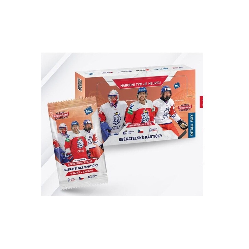 Hockey cards Czech Ice Hockey Team 2022 Retail
