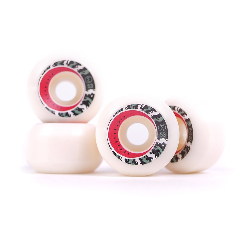 Preduce Watermelon Conical Skateboard Wheels 53mm 101a