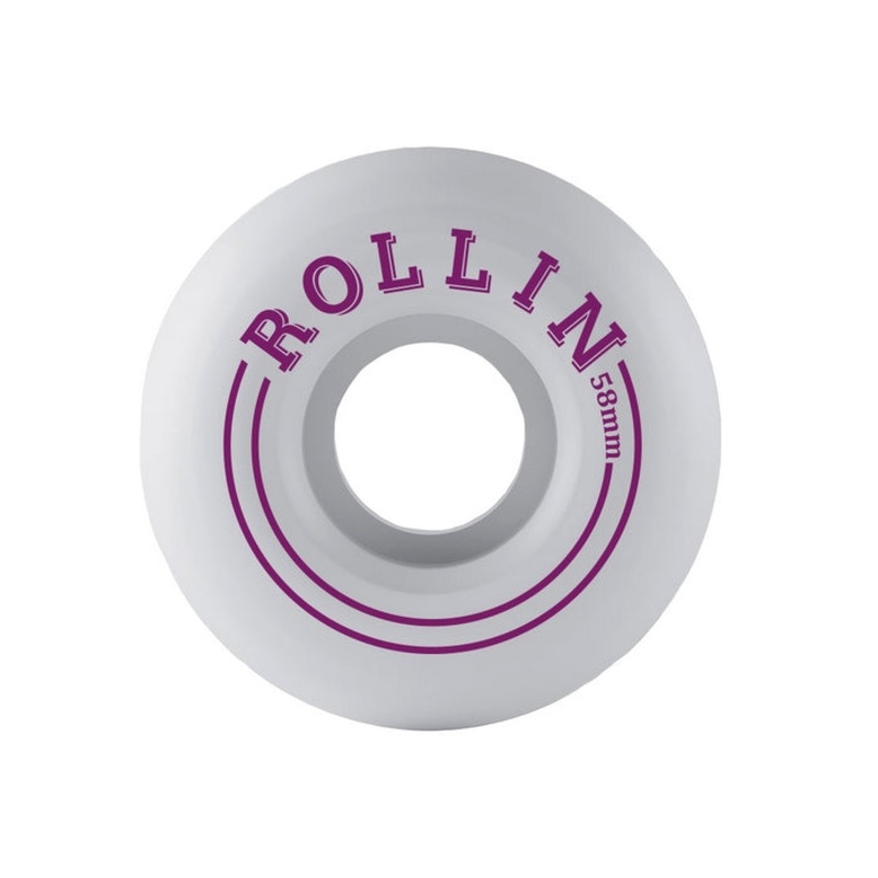 Rollin 58MM / 60MM 86a Conical Skateboard Wheels 58MM