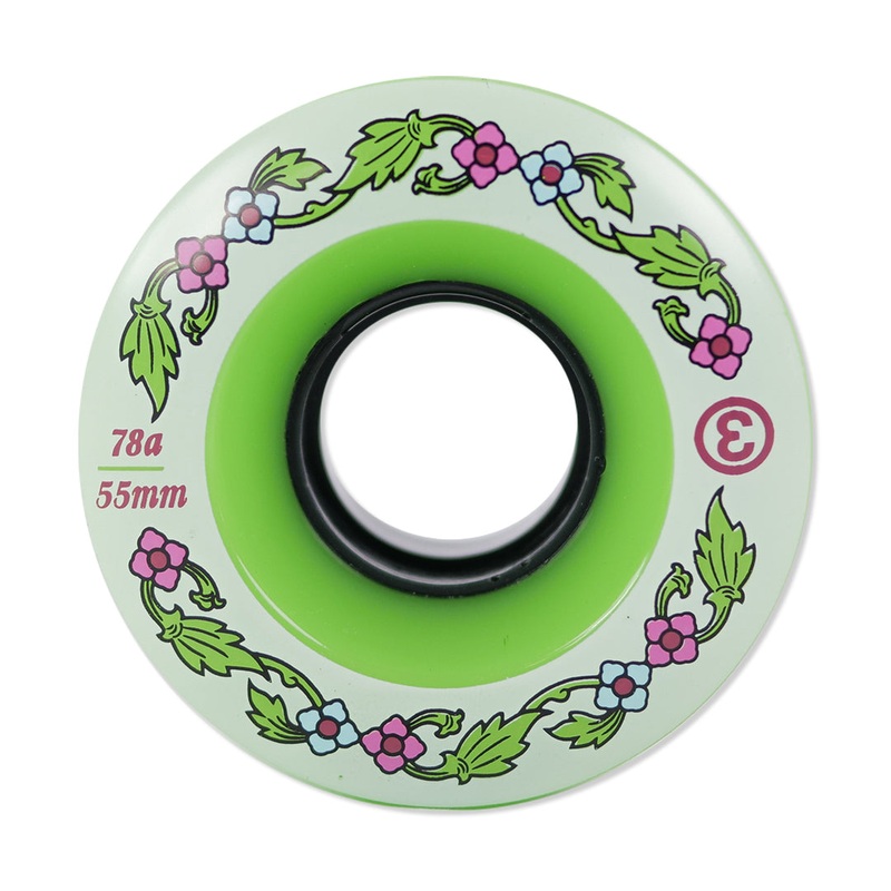Preduce Green Thai Pattern 78a Cruiser Wheels 55mm