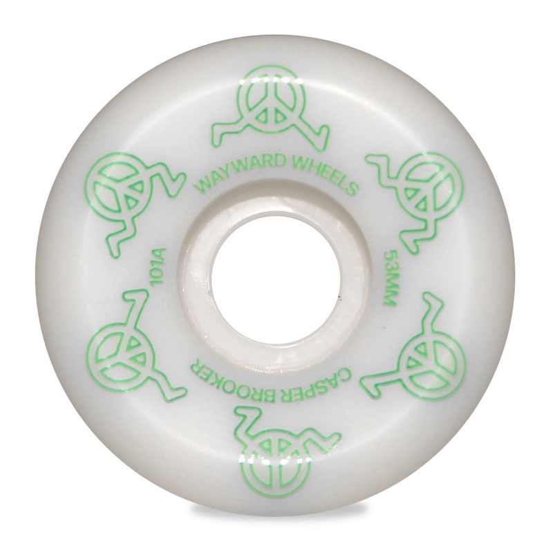 Wayward Casper Brooker Funnel Cut 101a Skateboard Wheels 53mm