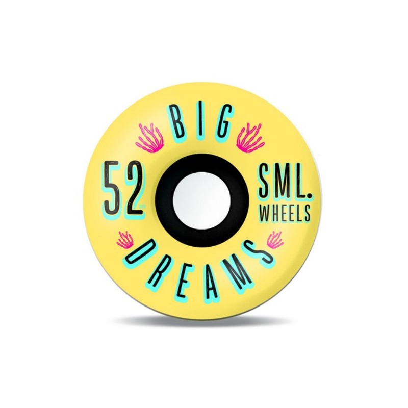 sml. Succulent Cruisers Mellow Yellow 52MM 92A Skateboard Wheels 52MM