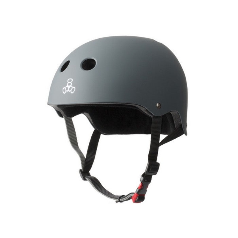 Triple 8 Certified Sweatsaver Helmet Carbon Rubber X-Small/Small