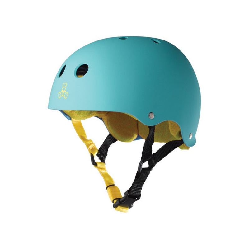 Triple 8 Sweatsaver Helmet Teal Rubber Small