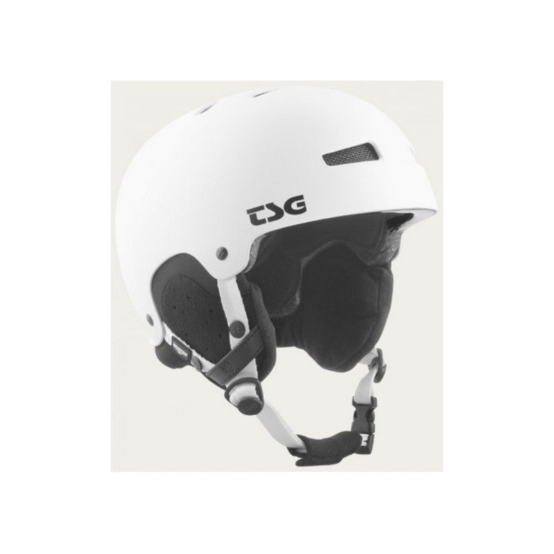 TSG Gravity Solid Color Helmet Satin White Small/Medium