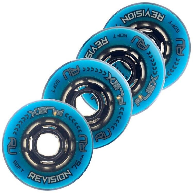 Wheels Revision Flex Soft Indoor Blue/Black (1pc)