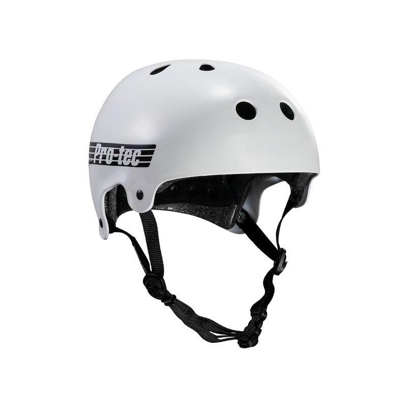 Pro-Tec Old School Certified Helmet Gloss White X-Small