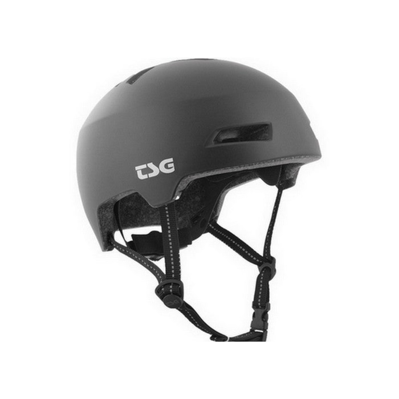 TSG Status Solid Color Satin Black Helmet Small/Medium