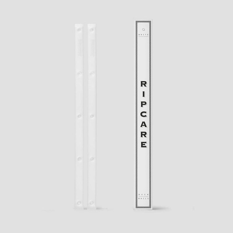 Ripcare Skateboard Deck Rails White