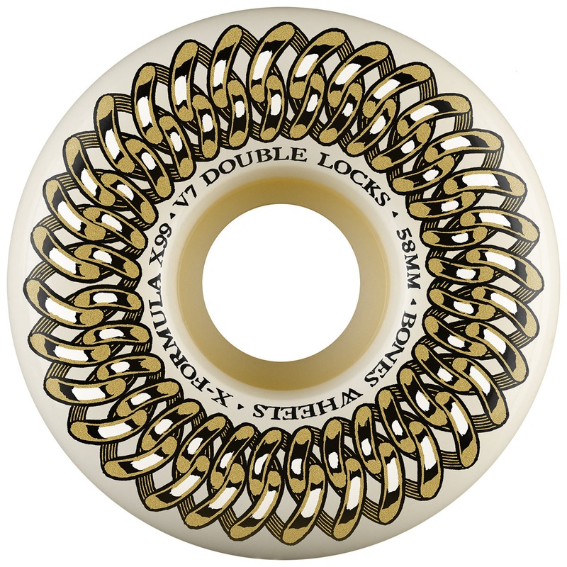 Bones X-Formula Double Lock V7 99A  Skateboard Wheels 58mm