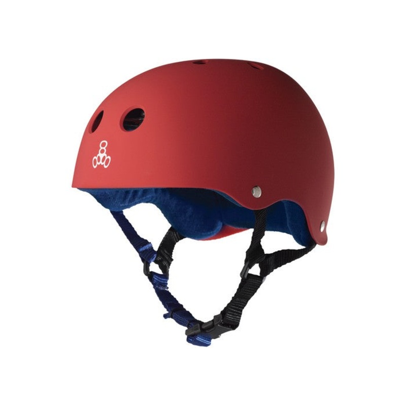 Triple 8 Sweatsaver Helmet Red Rubber X-Small