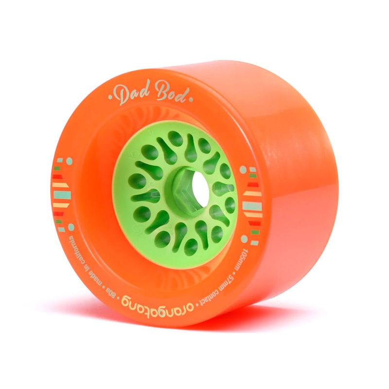 Orangatang Dad Bod 105MM Longboard Wheels 77a Blue