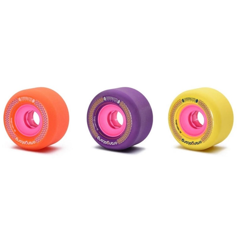 Orangatang Beefcake 73MM Longboard Wheels 80a Orange