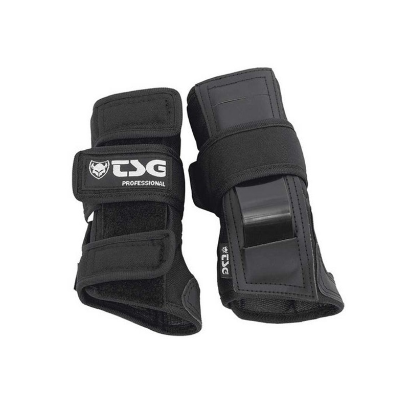 TSG Professional Black Wrist Guards Small