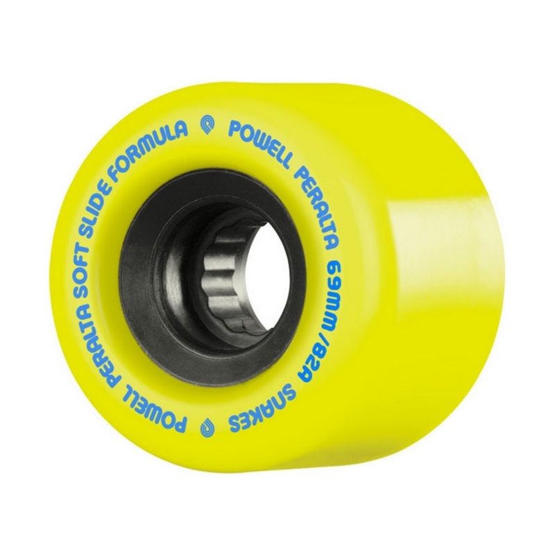 Powell Peralta Snakes 69MM 82a Yellow Longboard Wheels