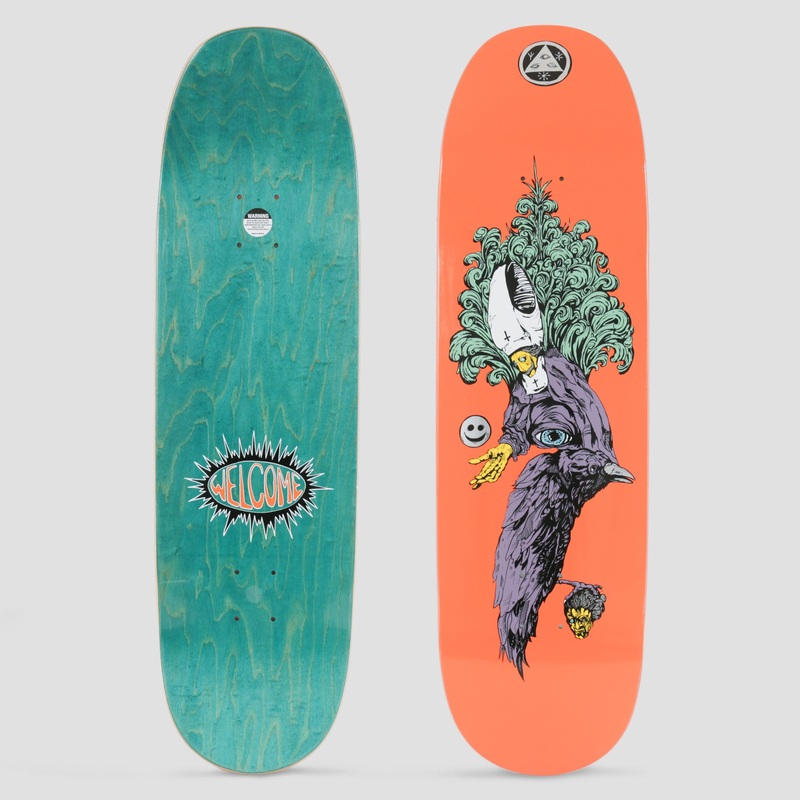 Welcome 9.0 Tonight I’m Yours on Baculus 2.0 Skateboard Deck Orange