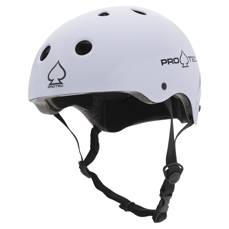 Pro-Tec Classic Certified Helmet – Gloss White XXX-Small