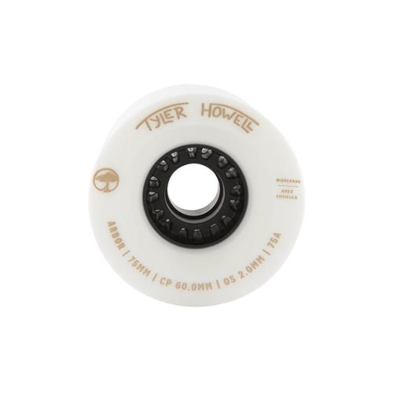 Arbor Highlands Tyler Howell White 75mm 75A Wheel Pack
