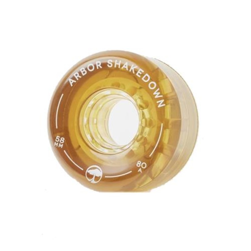 Arbor Shakedown Amber 58mm 80A Wheel Pack