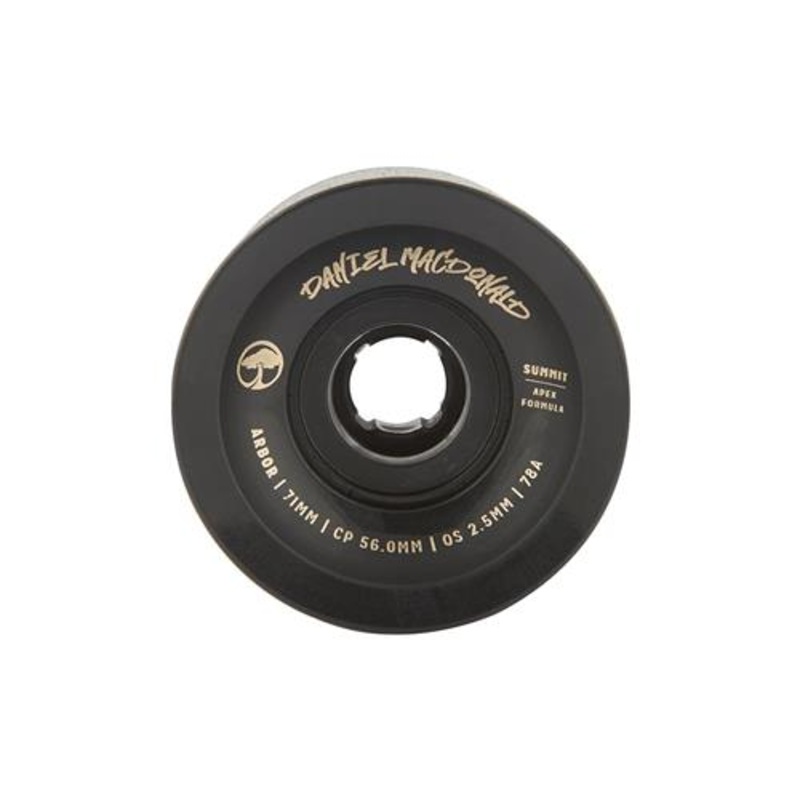Arbor Summit Daniel MacDonald Black 71mm 78A Wheel Pack