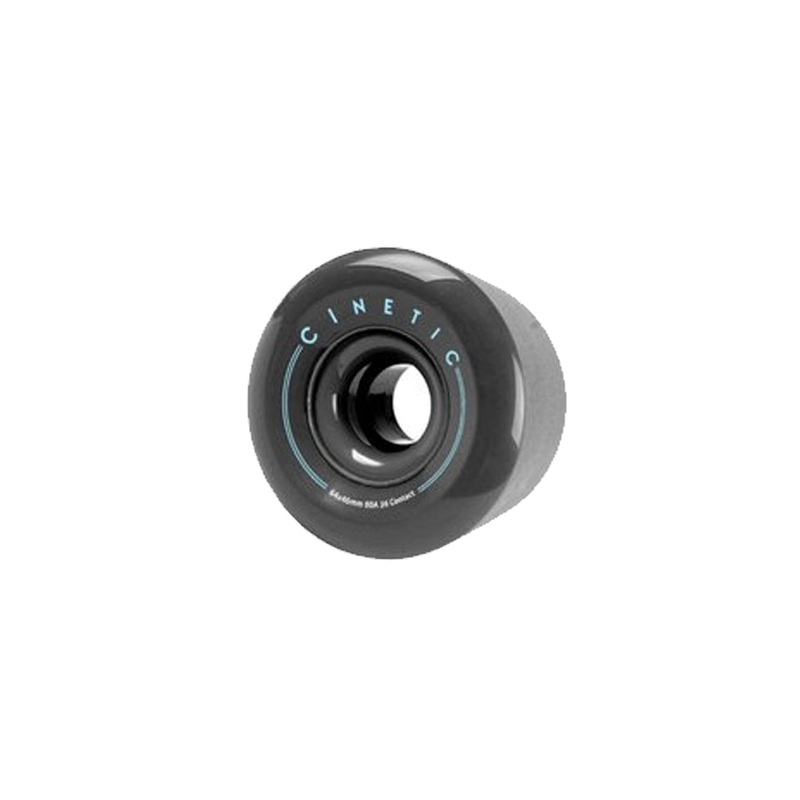 Cinetic Fractal 64mmx46mm 80A Black Wheel Pack