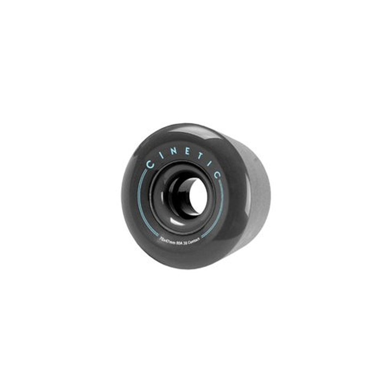 Cinetic Fractal 70mmx47mm 80A Black Wheel Pack