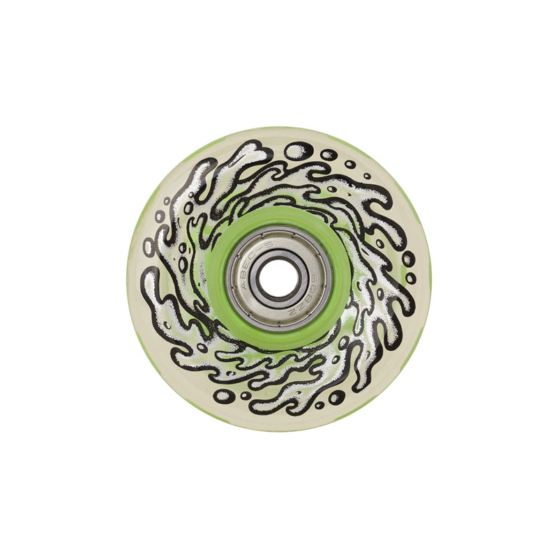 Slime Balls OG Light Ups with Green LED and Bearings 60mm 78A Wheel Pack