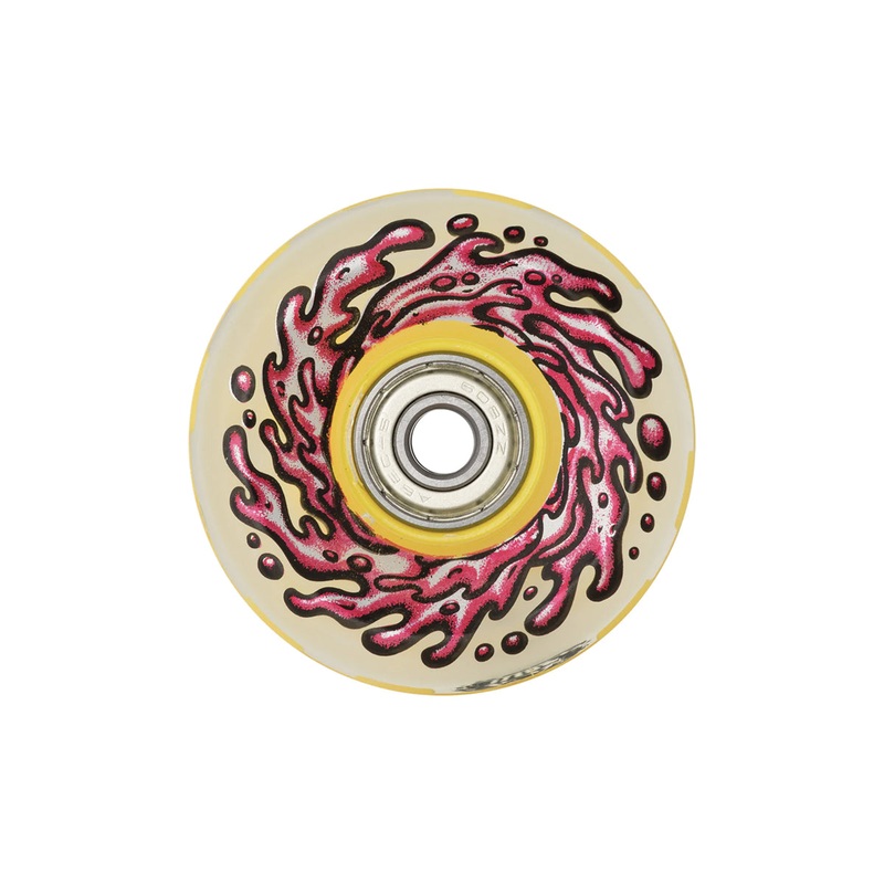 Slime Balls OG Light Ups with Red/Yellow LED and Bearings 60mm 78A Wheel Pack