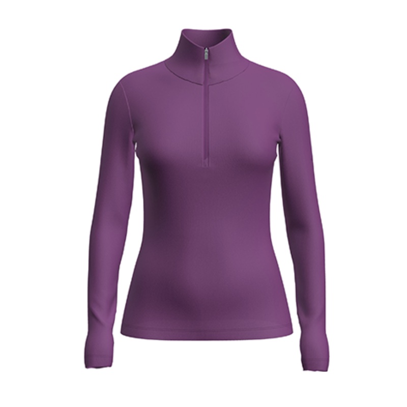 175 EVERYDAY LONG SLEEVE 1/2 ZIP MERINO BASELAYER WOMEN’S – PASSION XS