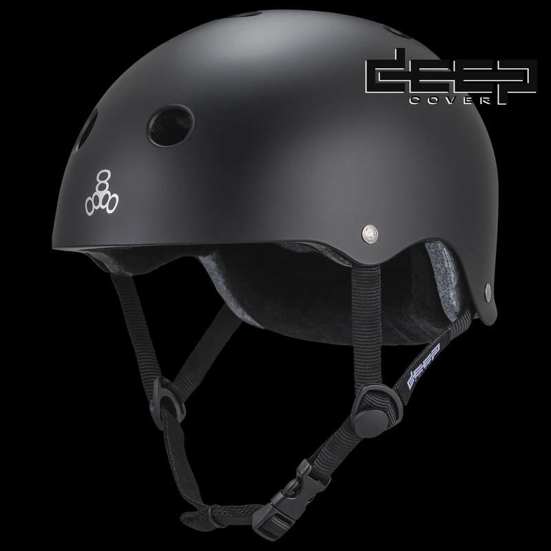 riple 8 Deep Cover Helmet – Black Matte XS/SM
