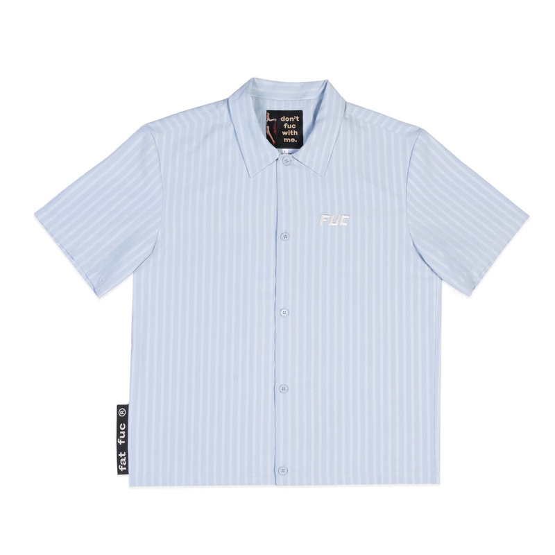 FUC Striped Shirt Light Blue S Light Blue