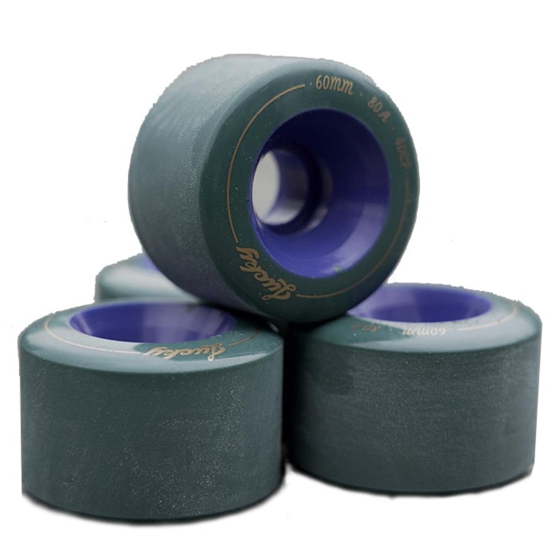 TRAVELOL LUCKY LONGBOARD WHEELS 60MM – DARK BLUE