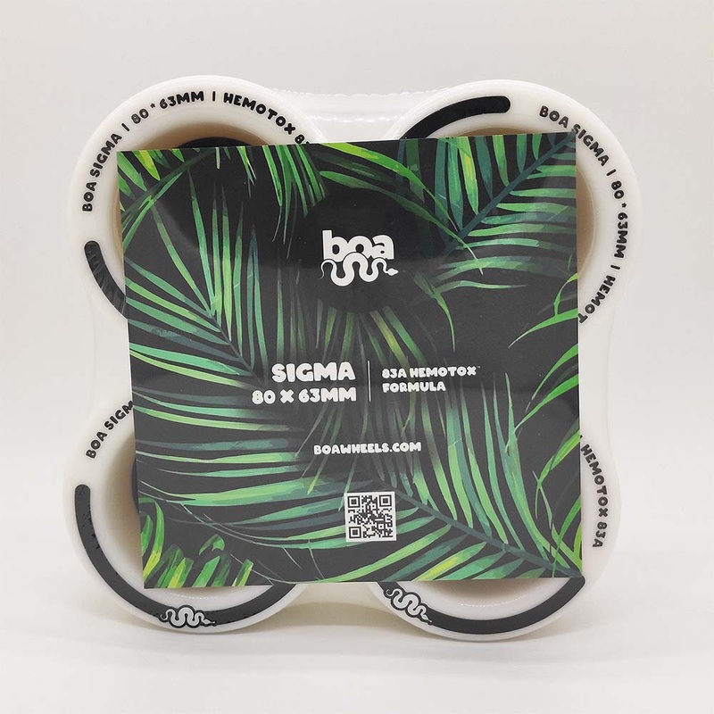BOA WHEELS SIGMA 80MM X 63MM – WHITE