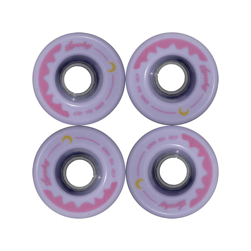TRAVELOL LUCKY LONGBOARD WHEELS 60MM – PURPLE
