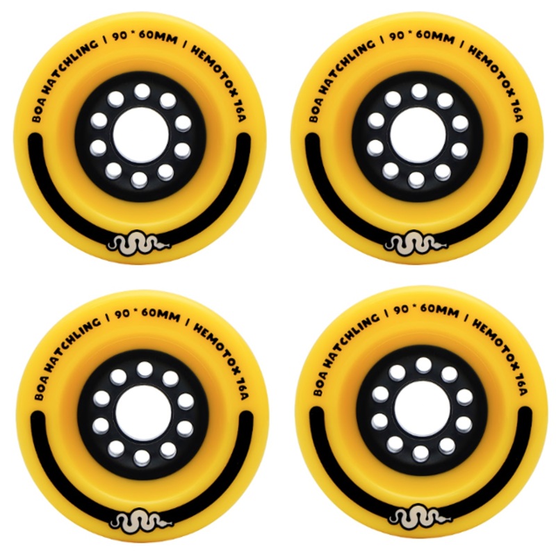 BOA WHEELS HATCHLING 90MM X 60MM – YELLOW