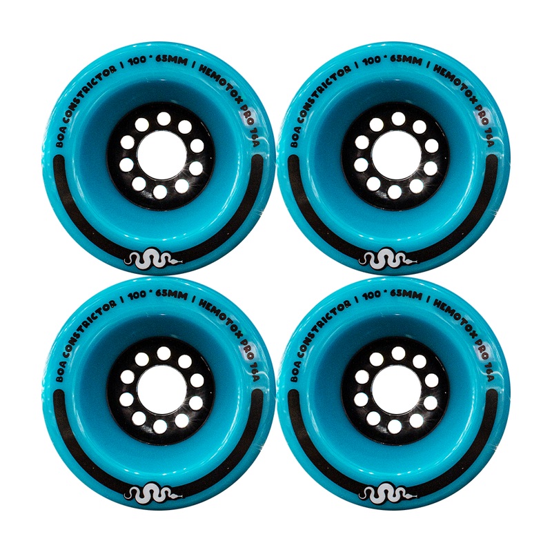 BOA CONSTRICTOR 100MM X 65MM RACE WHEELS – BABY BLUE