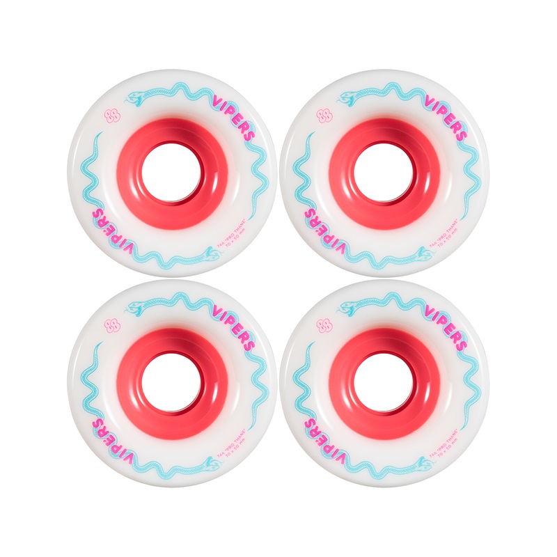 88WHEEL 70MM VIPER PRO FREERIDE WHEELS 74A – WHITE