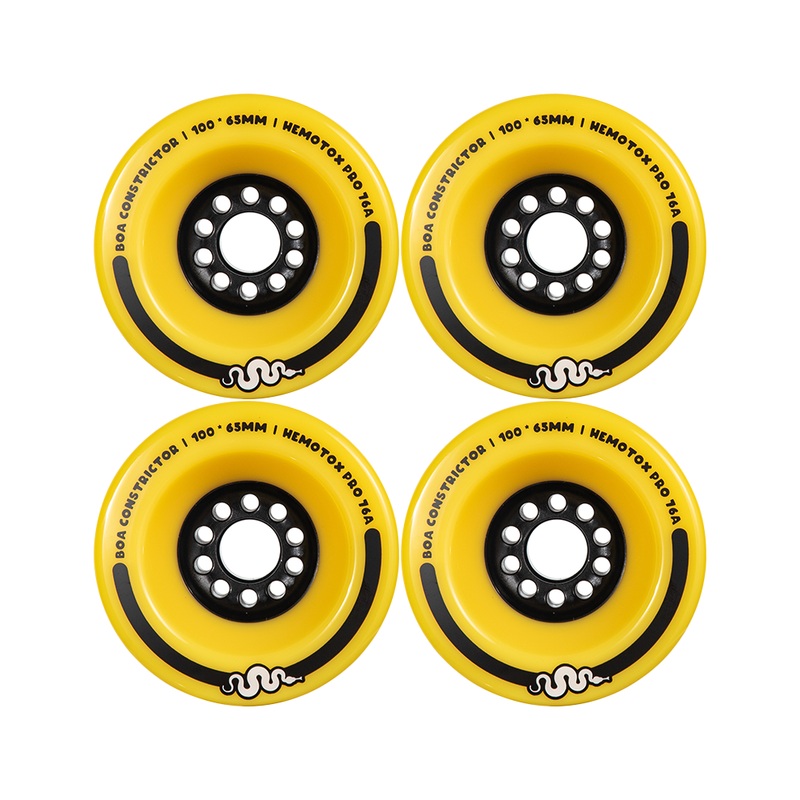 BOA CONSTRICTOR 100MM RACE WHEELS 76A – YELLOW