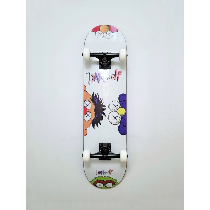 Darkwolf ‘Kaws X Sesame Street’ Skateboard YES PLEASE! 8.0