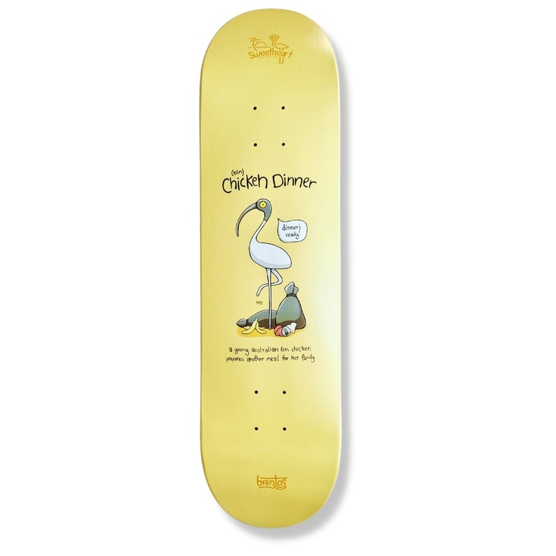 Sweetheart Bin Chicken 8.25″ skateboard deck 8.25