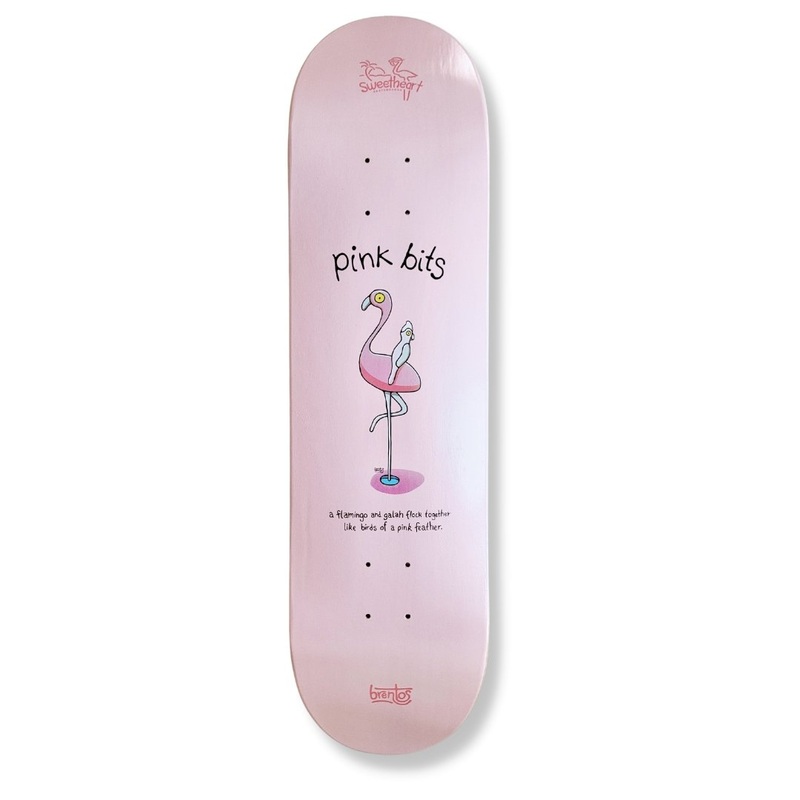 Sweetheart Flamingo 8.25″ skateboard deck 8.25