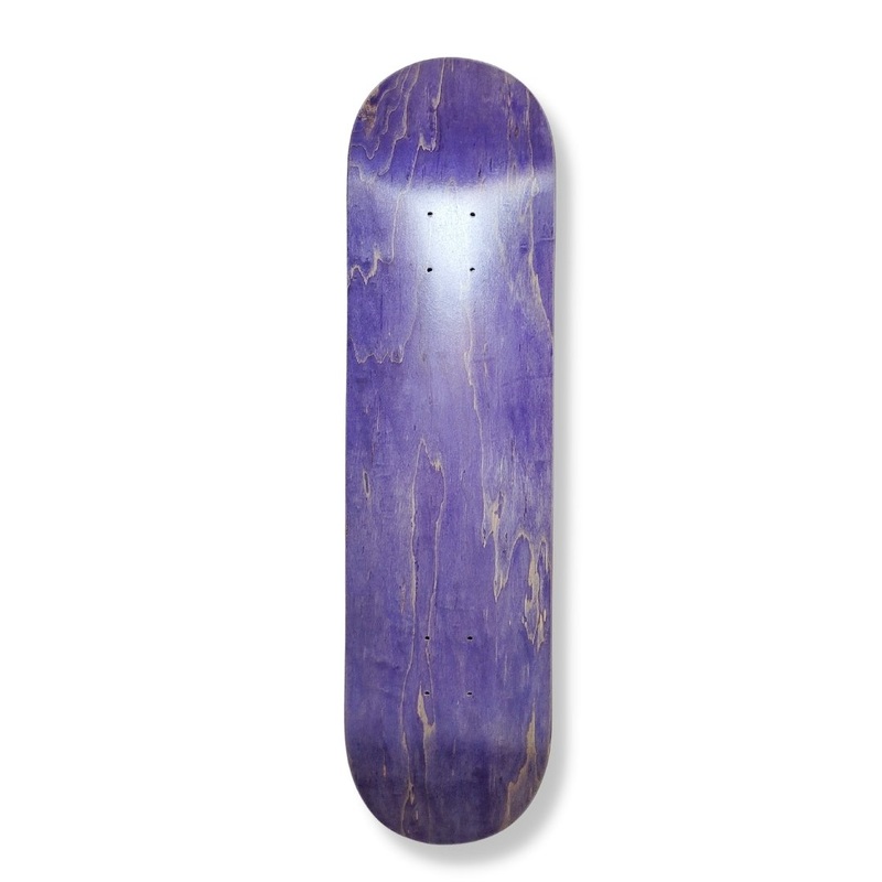 18five2 Purple Skateboard Deck 8.125