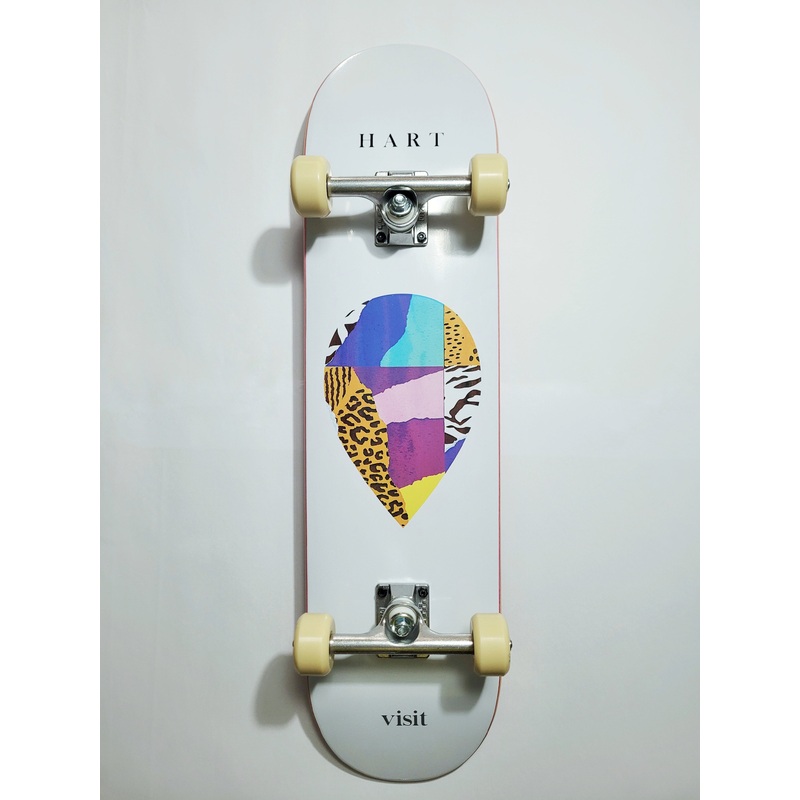 Hart Scrap Logo Visit Skateboard Skatebruh 5.25 Trucks Yes please! 8.0