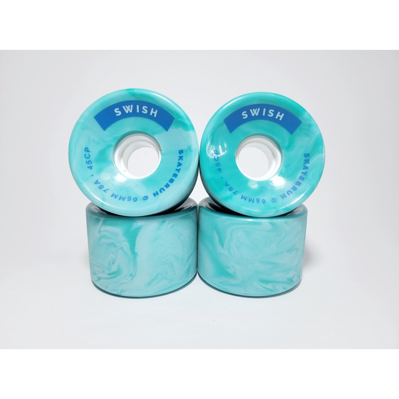 Skatebruh Glacial Blizzard Swish Longboard Wheels 65mm