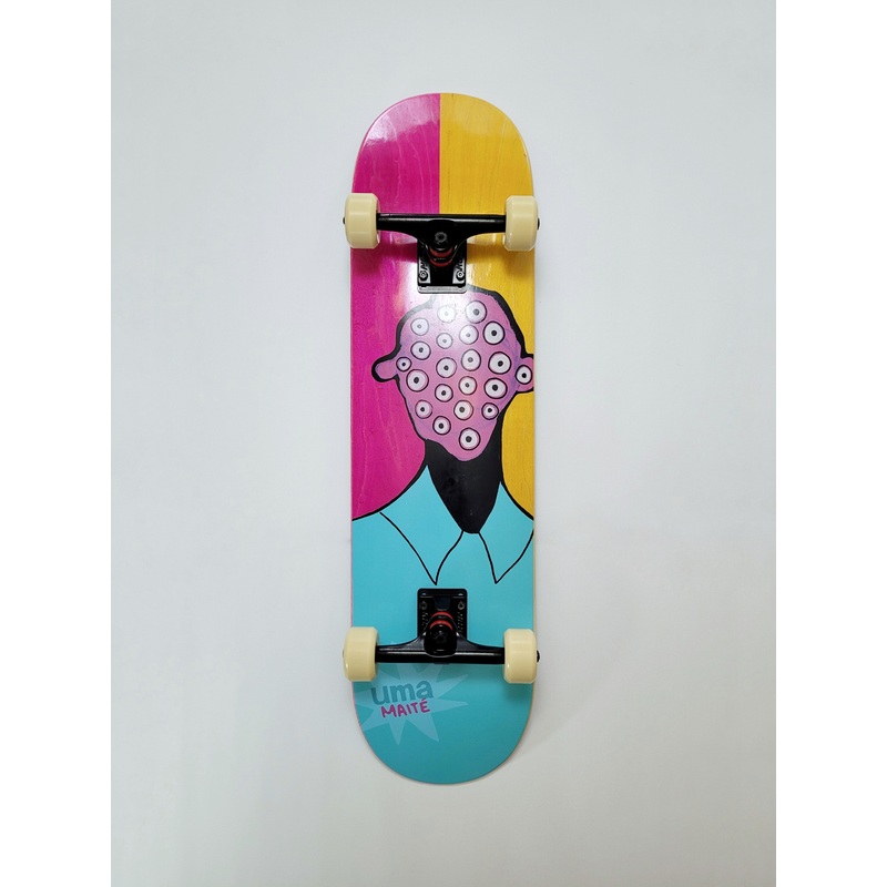 UMA ‘Eyeballs Mait’ 8.25″ skateboard Yes please! SKATEBRUH 54MM 101A PARAGON AF 8.25