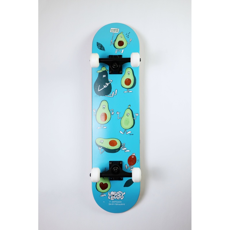 Inpeddo x Lousy Livin Avocado Skateboard 7.75