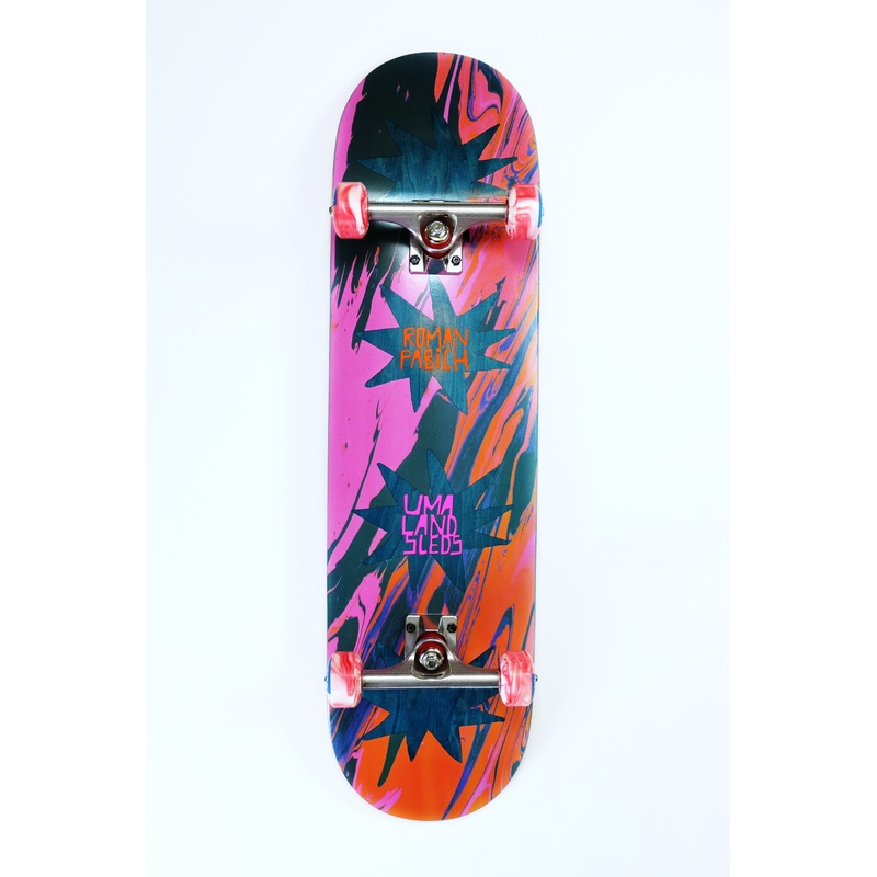 UMA 8.5″ Roman Pabich Pop Art skateboard Yes please! 8.5
