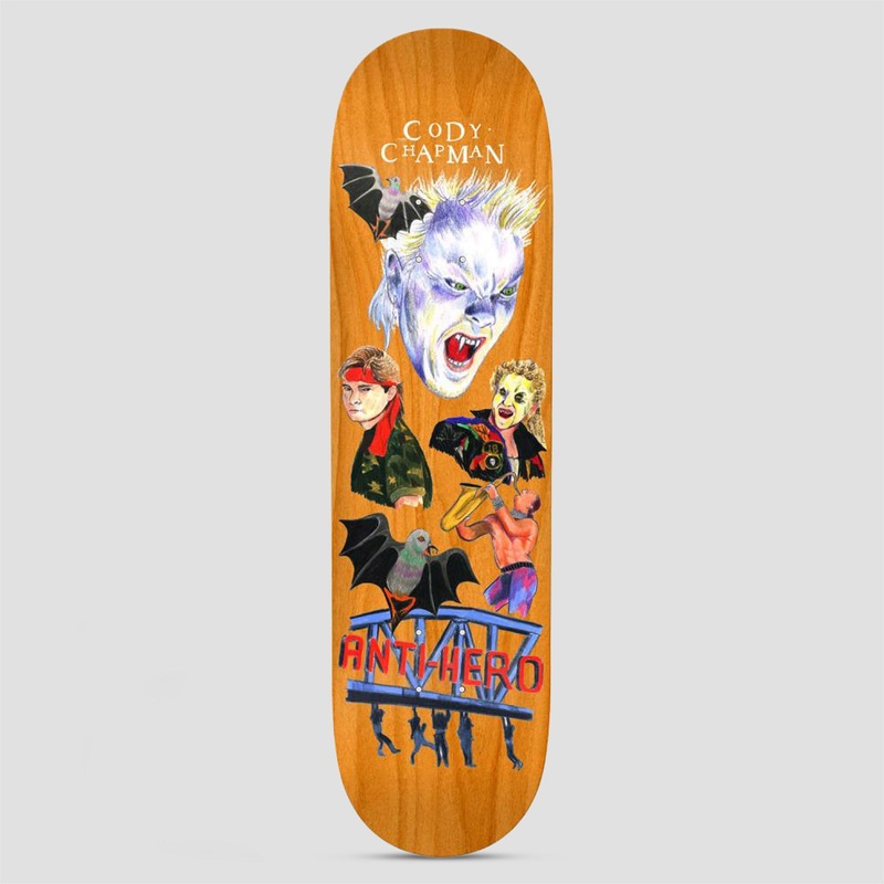 Anti Hero 8.32 Cody Chapman Still Believe Skateboard Deck Natural