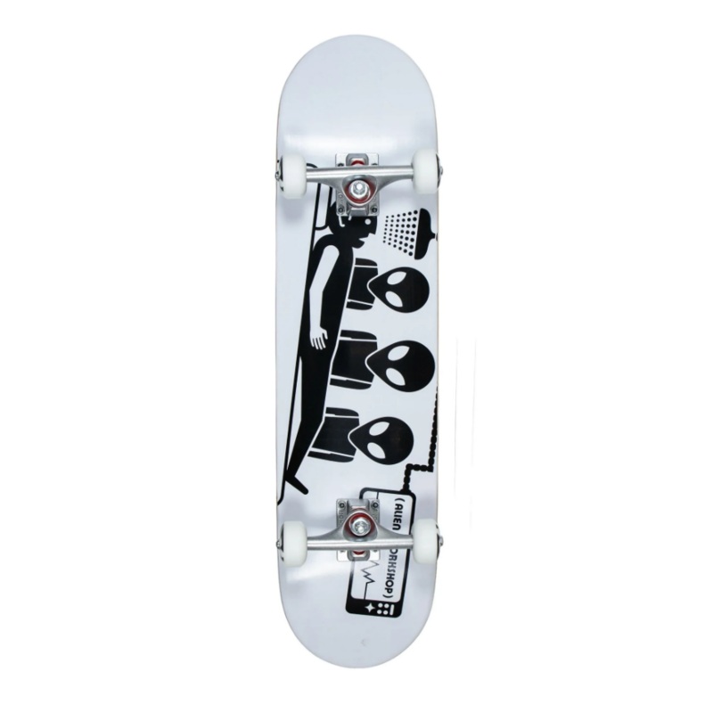 Alien Workshop Abduction White  7.75″ Skateboard 7.75